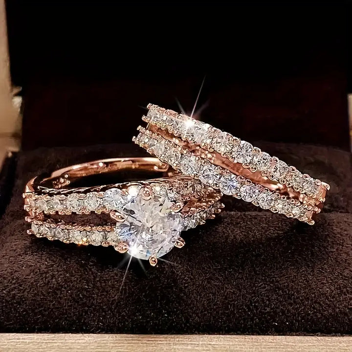 Eterna™ | 金色光輝戒指套裝