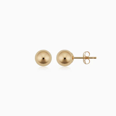 Ball™ | 金色圓釘耳環