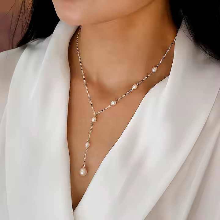 Evelina™ | 女士復古懸掛珍珠項鍊