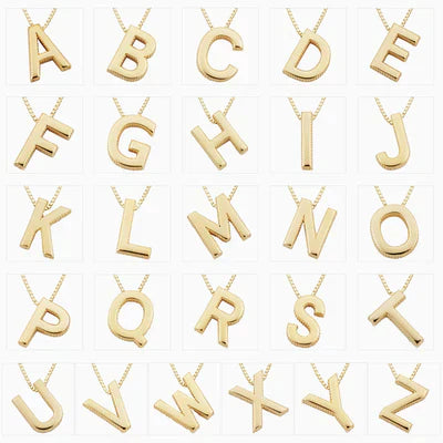 LoveNote™ | 金色字母首字母項鍊