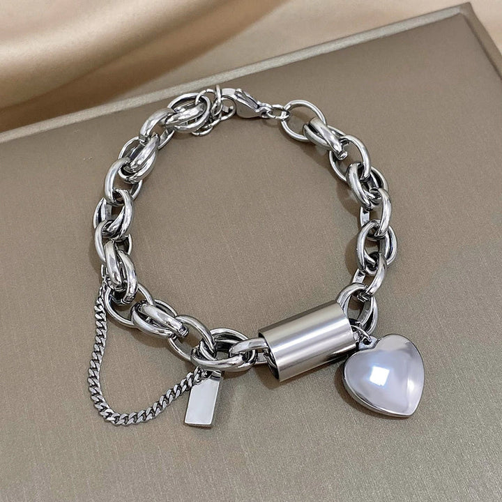 Heartened™ | 金色粗鏈手鍊