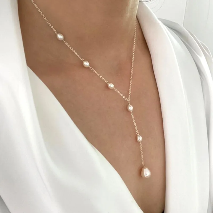Evelina™ | 女士復古懸掛珍珠項鍊
